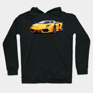 Yellow Lamborghini Murcielago Hoodie